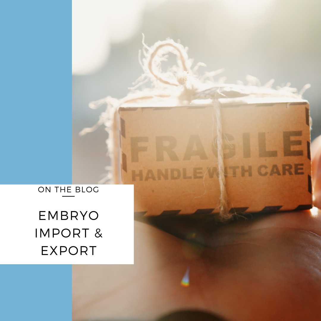 importing and exporting embryos